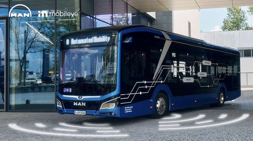 MAN Truck & Bus macht Stadtbusse mit Mobileye autonom